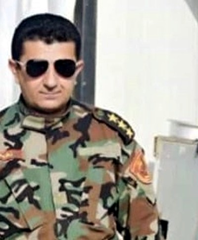 صورة الشهيد النقيب هاشم زيباري